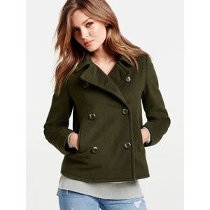 Victoria's Secret Wool Cropped Peacoat